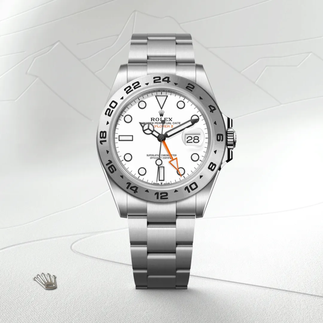 Rolex explorer in Acciaio Oystersteel, M226570-0001 Abate 1920