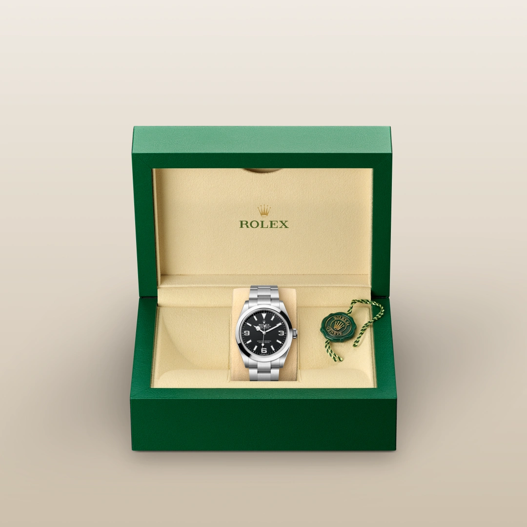 Rolex explorer in Acciaio Oystersteel, M224270-0001 Abate 1920