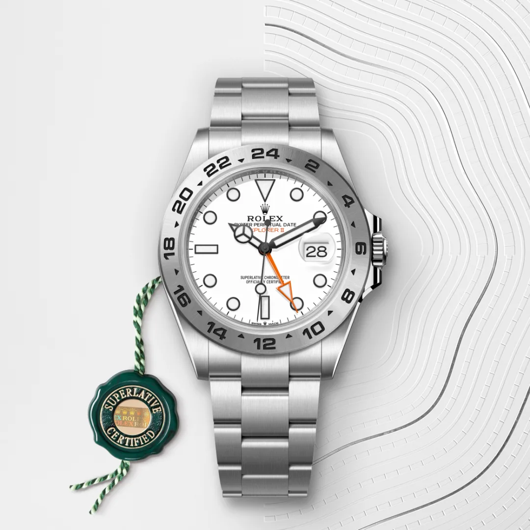 Rolex explorer in Acciaio Oystersteel, M226570-0001 Abate 1920