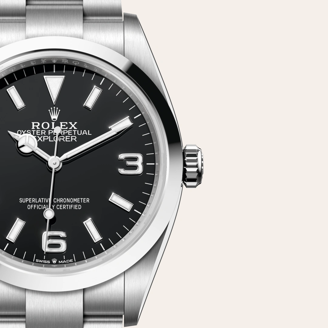 Rolex explorer in Acciaio Oystersteel, M124270-0001 Abate 1920