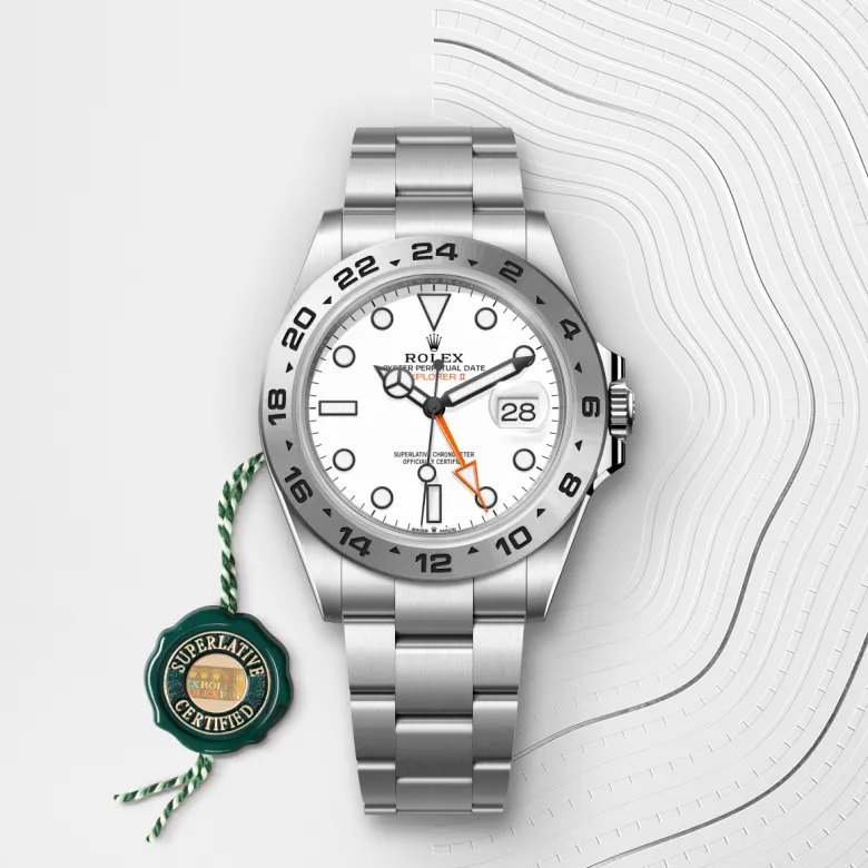 Rolex explorer in Acciaio Oystersteel, M226570-0001 Abate 1920