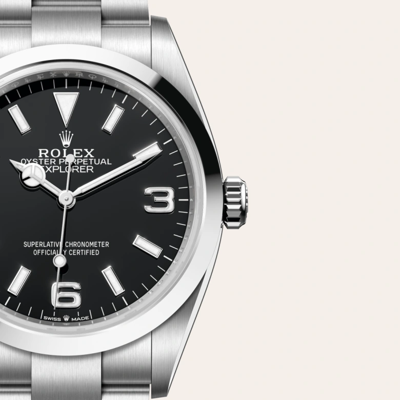 Rolex explorer in Acciaio Oystersteel, M124270-0001 Abate 1920