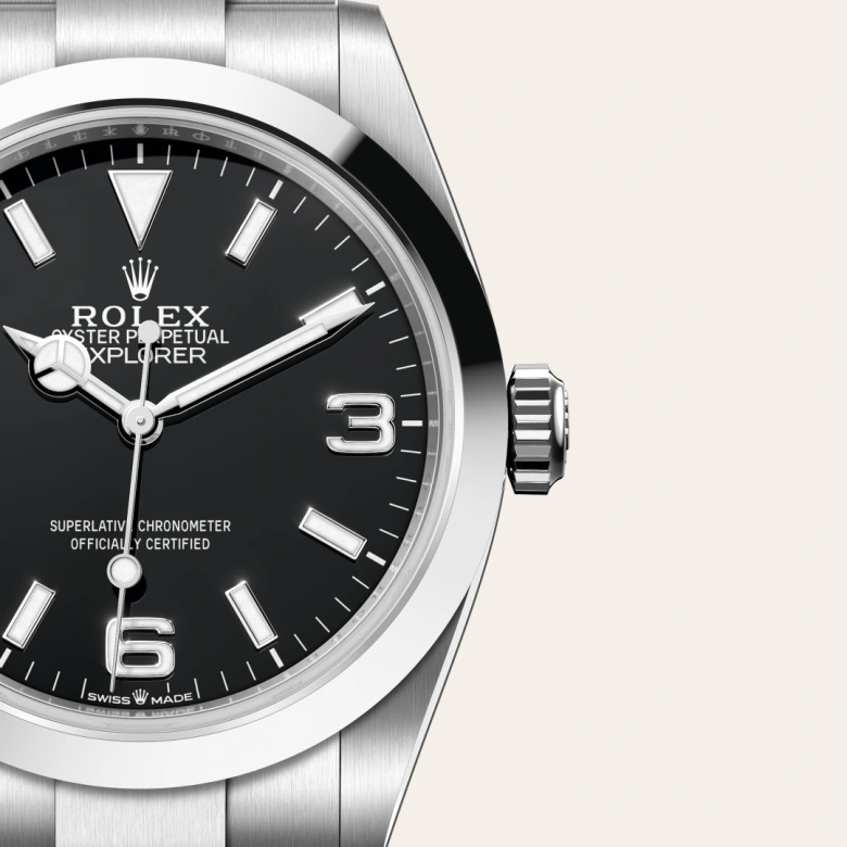 Rolex explorer in Acciaio Oystersteel, M224270-0001 Abate 1920