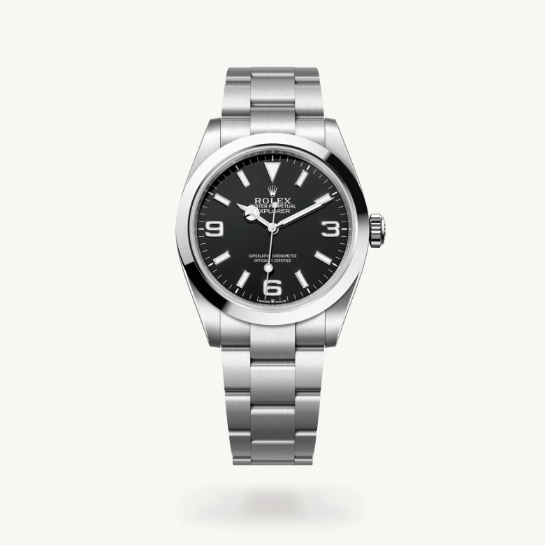 Rolex explorer in Acciaio Oystersteel, M224270-0001 Abate 1920